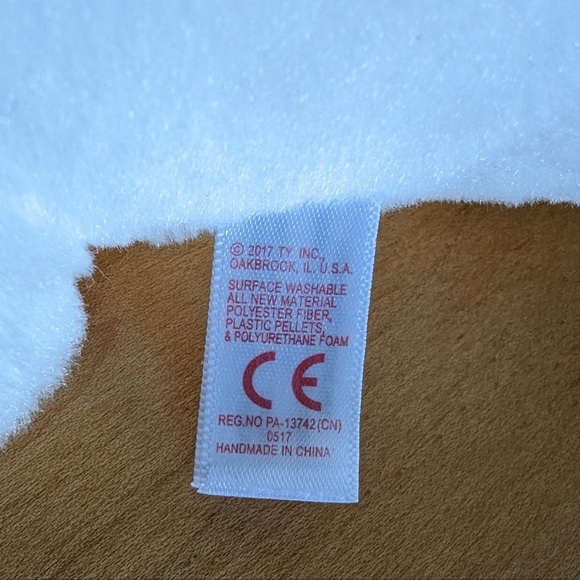 Ty marcel velvety French bulldog 12" Plush dog 100% shell stuffed animal white - Picture 3 of 10